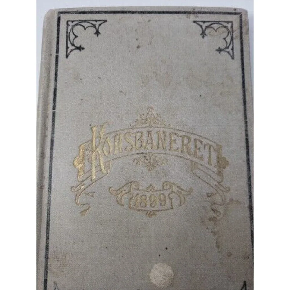 Korsbaneret Kristlig Kalender 1899 Lutheran Augustana Book Concern Swedish Book